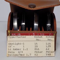 Nikkor 2- 52mm Filter 2- Color Correction Filters