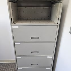4 Drawer Filing Cabinet With Top Shelf