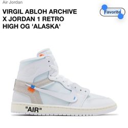 Jordan 1 Alaska Size 6 