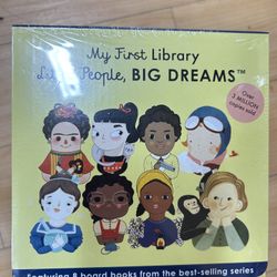 NWT My first library little people big dreams Board Book Set