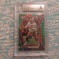 Graded Joe Montana autograph POP 1