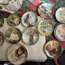 Antique Porcelain Plate Collection 