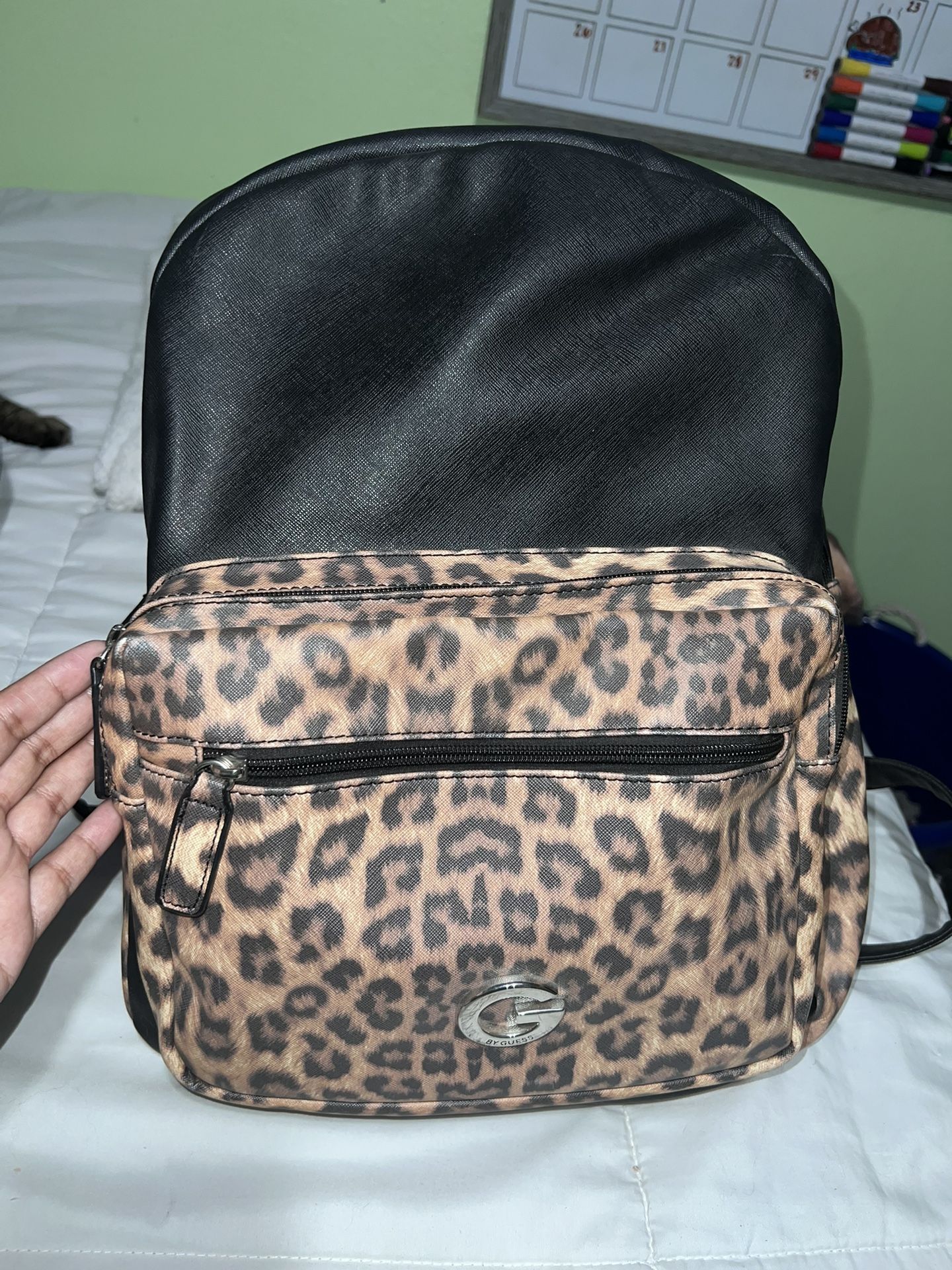 Guess Leopard Backpack