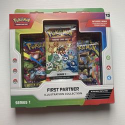 Pokemon TCG: First Partner Illustration Collection Series 1 - New Sealed