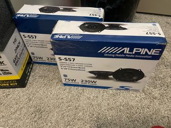 Alpine S-S57 Coaxial 2-Way Car Speakers