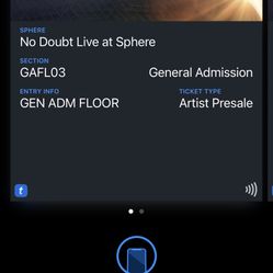 NO DOUBT - 2 General admission Tickets  5/8