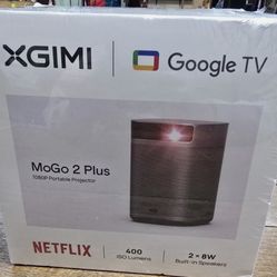 Sealed “🔅XGIMI MoGo 2 Plus * 1080P Portable Smart Projector 400 ISO Lumens Google Dolby
