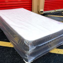 NEW TWIN MATTRESS AND BOX SPRING 😉 100% QUALITY & CONFORM 👌