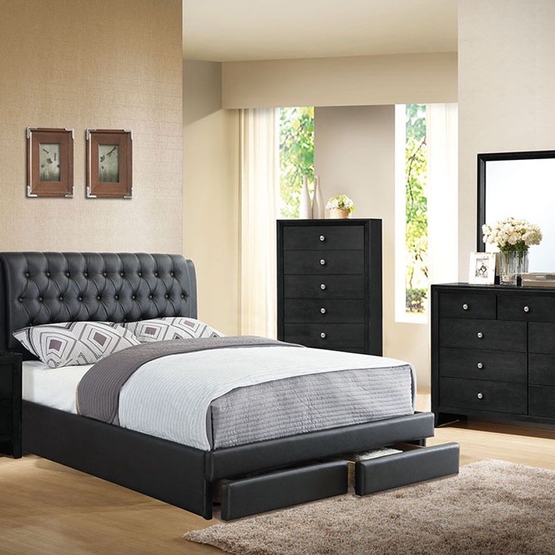 4pcs Queen Bedroom Set 