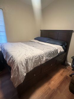 Wooden Queen bed frame