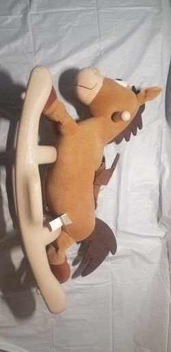 Bullseye rocking horse