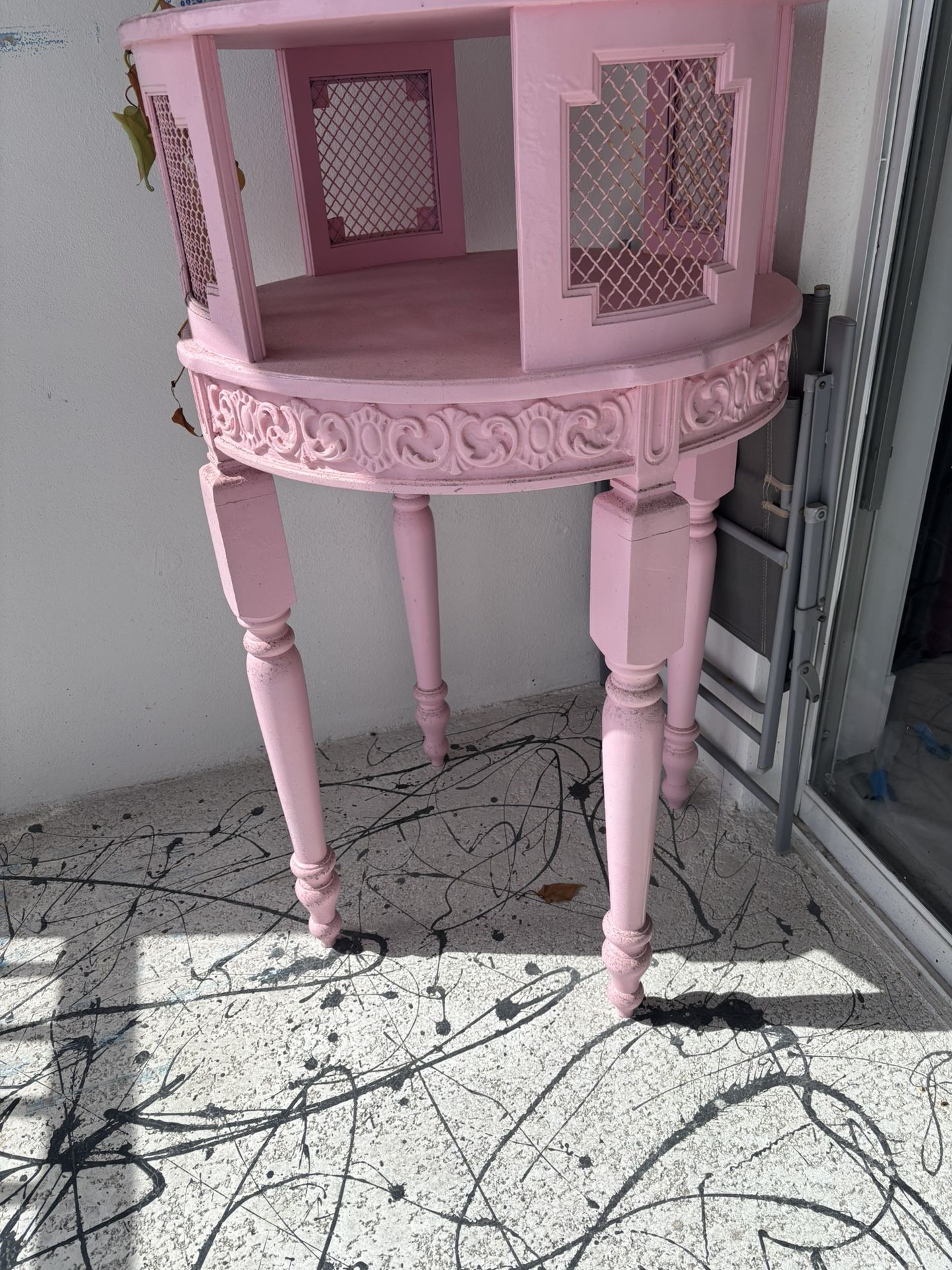 Pink Table
