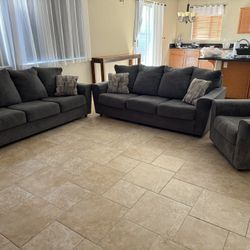 Sofa Set - Gray