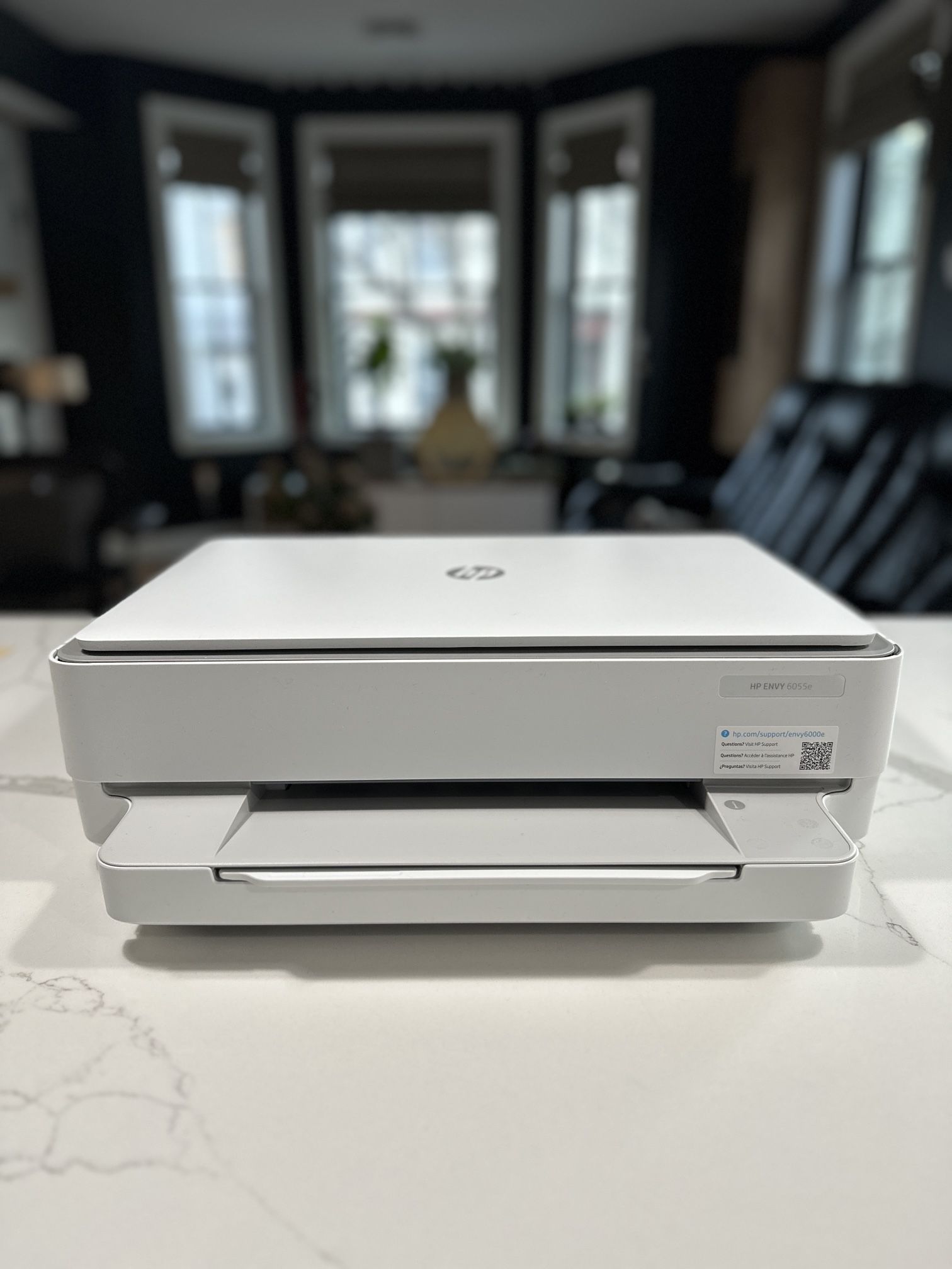 HP printer/scanner, ENVY 6055e , White