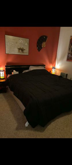 California King Bed & Headboard