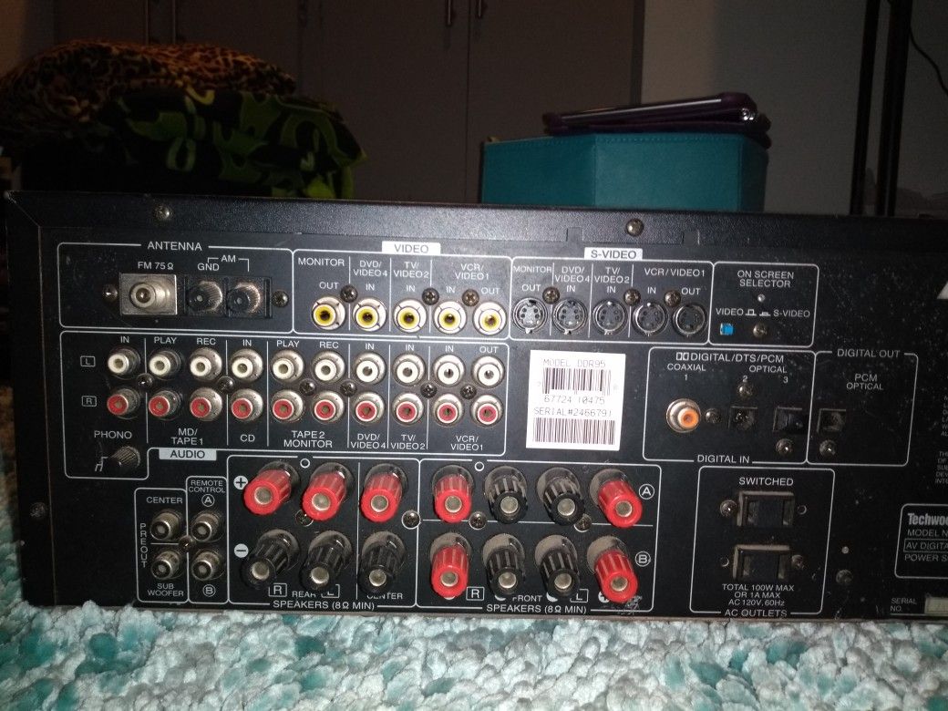 Techwood Surround Sound Receiver model DDR95 for Sale in Austin, TX