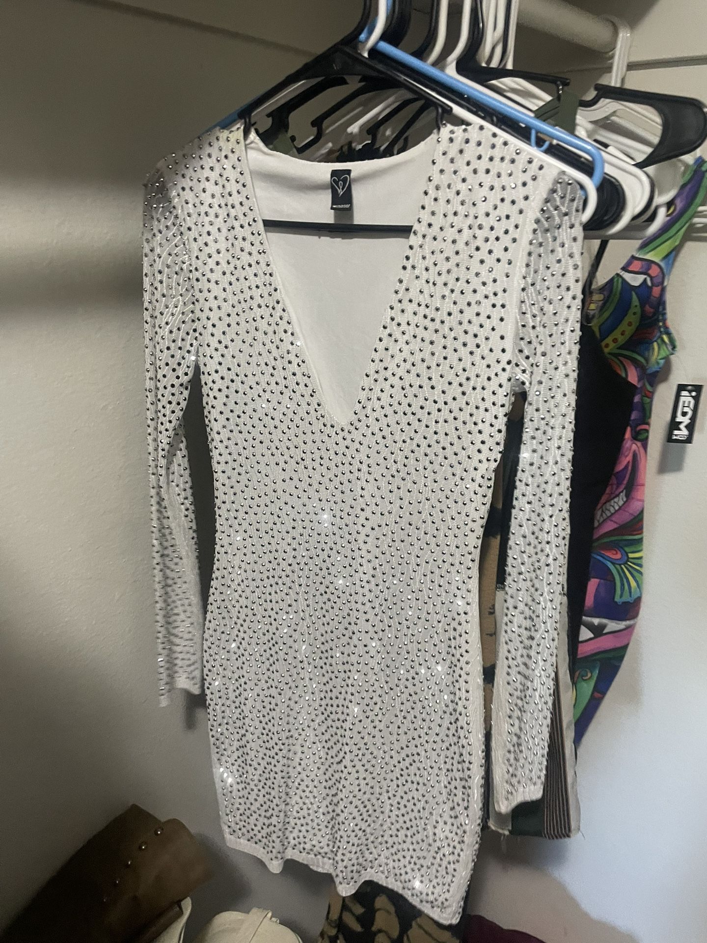 White Sparkly Dress