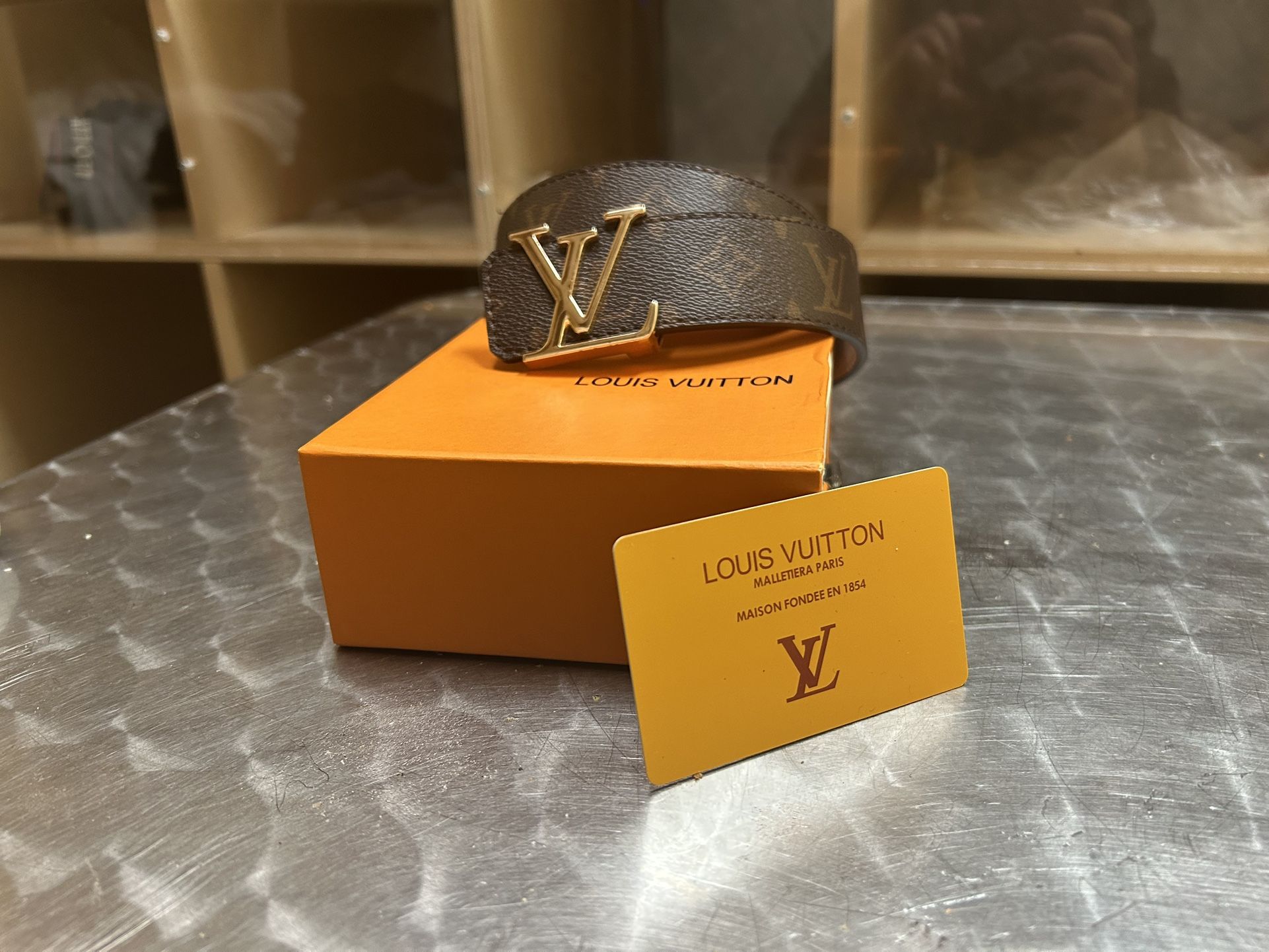 Louis Vuitton Initiales Monogram Belt – Brown