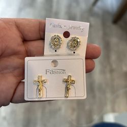 Gold Plated Earrings 