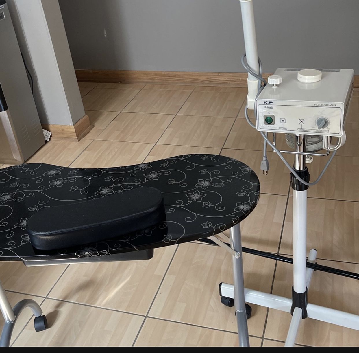 Nail Table(sold), Facial Spa Steamer And Wii