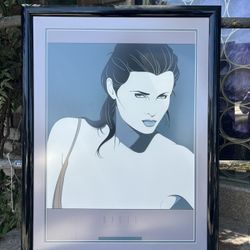 Patrick Nagel NC14 Mirage Edition Serigraph Print FRAMED