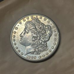 1889 CC Morgan Silver Dollar Uncirculated Beautiful Press 