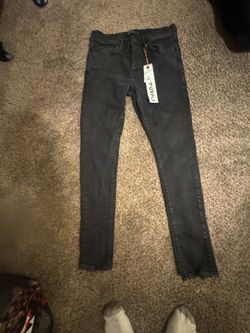 Black Purple Jeans 30