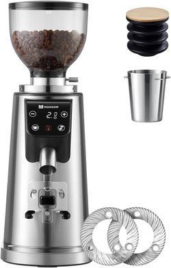 Flat Burr Coffee Grinder with 100 Grind Settings