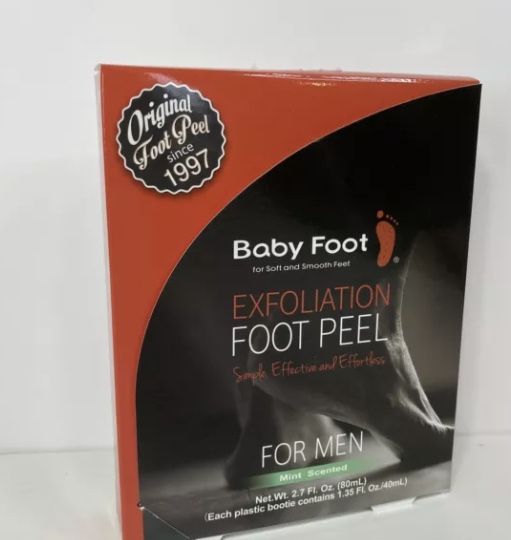 Baby Foot Exfoliation Foot Peel for Men 1 Treatment