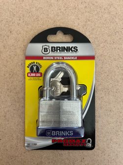 Brinks Boron Steel Shackle 9,300 LBS Pro Max Security