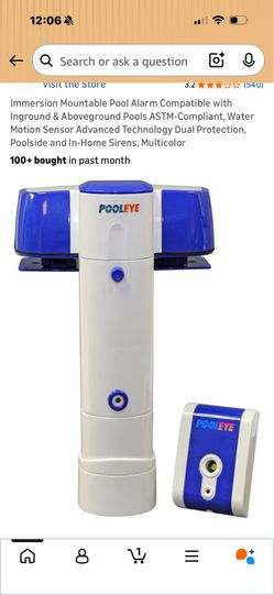 Immersion Mountable Pool Alarm Compatible