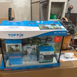 Top Fin Fish Tank All In One Aquarium 
