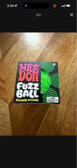 Needoh fuzzball , green