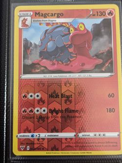 Pokemon Card Magcargo Holo