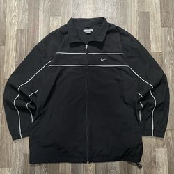 Vintage 2000s Black/Grey Nike Windbreaker