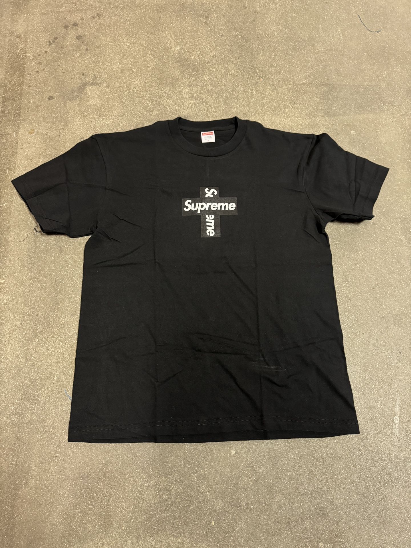 Supreme Cross Box Logo Tee Size Large