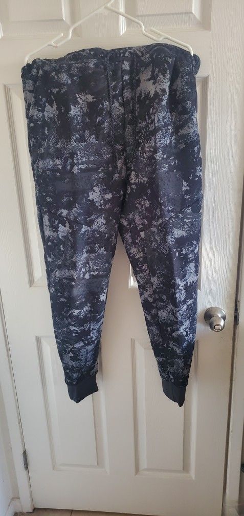 Nike Blue Black Camo Sweats New With Tags