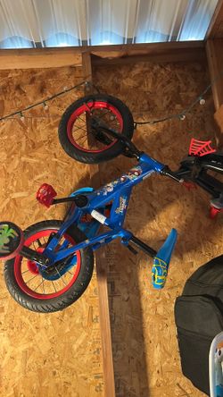 Spider-Man toddler bike