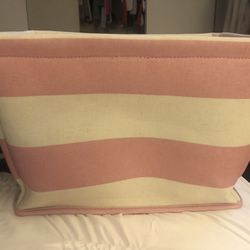 Small Basket (pink & white)