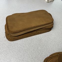 Suede Leather Scraps 14”x7” Appr.  25 Pieces For $10