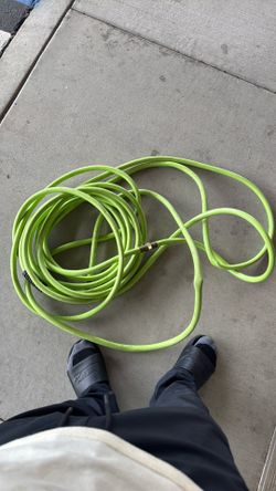 Green water hose
