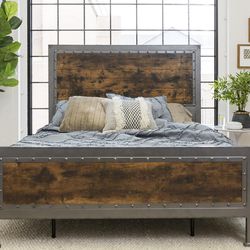 Gorgeous Hillsdale Urban Queen Bed & Dresser, Metal & Wood, Excellent Condition!