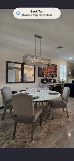 Dining room table and 4 chairs