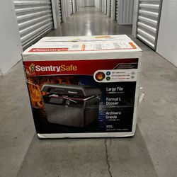 SentrySafe Fireproof Waterproof Safe 0.66 cu ft Locking File Box Document Money