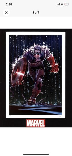 Captain America 6  Lithograph 95/1000