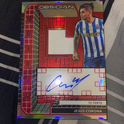 Obsidian Jesus Corona Auto/Patch Card