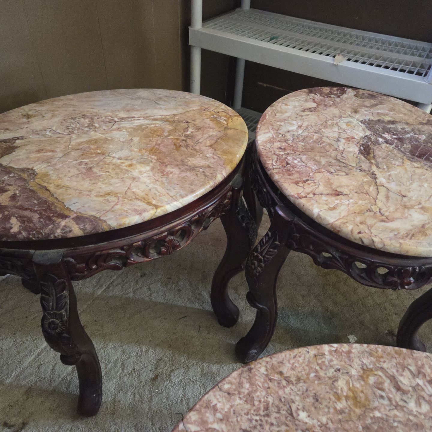 Marble table set