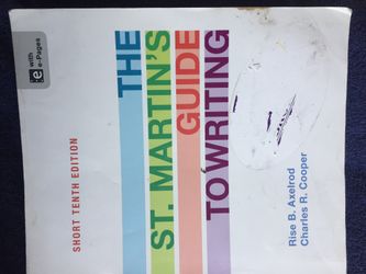 the St Martin’s Guide to Writing
