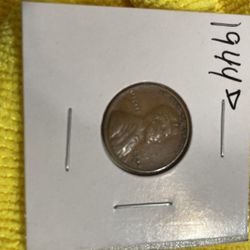 US coin 1944 Lincoln wheat penny