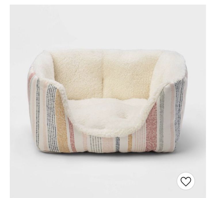 High Walled Cuddler Beds for Cats & Dogs - S - Boots & Barkley™ Plus Food And Litter Box